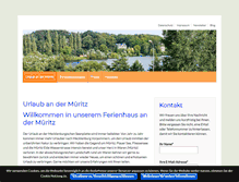 Tablet Screenshot of fewo-waren.info